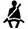 Symbol showing a person sitting and wearing a seatbelt.