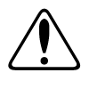 The symbol is represented by an equilateral triangle. An exclamation mark is shown centred inside the triangle.